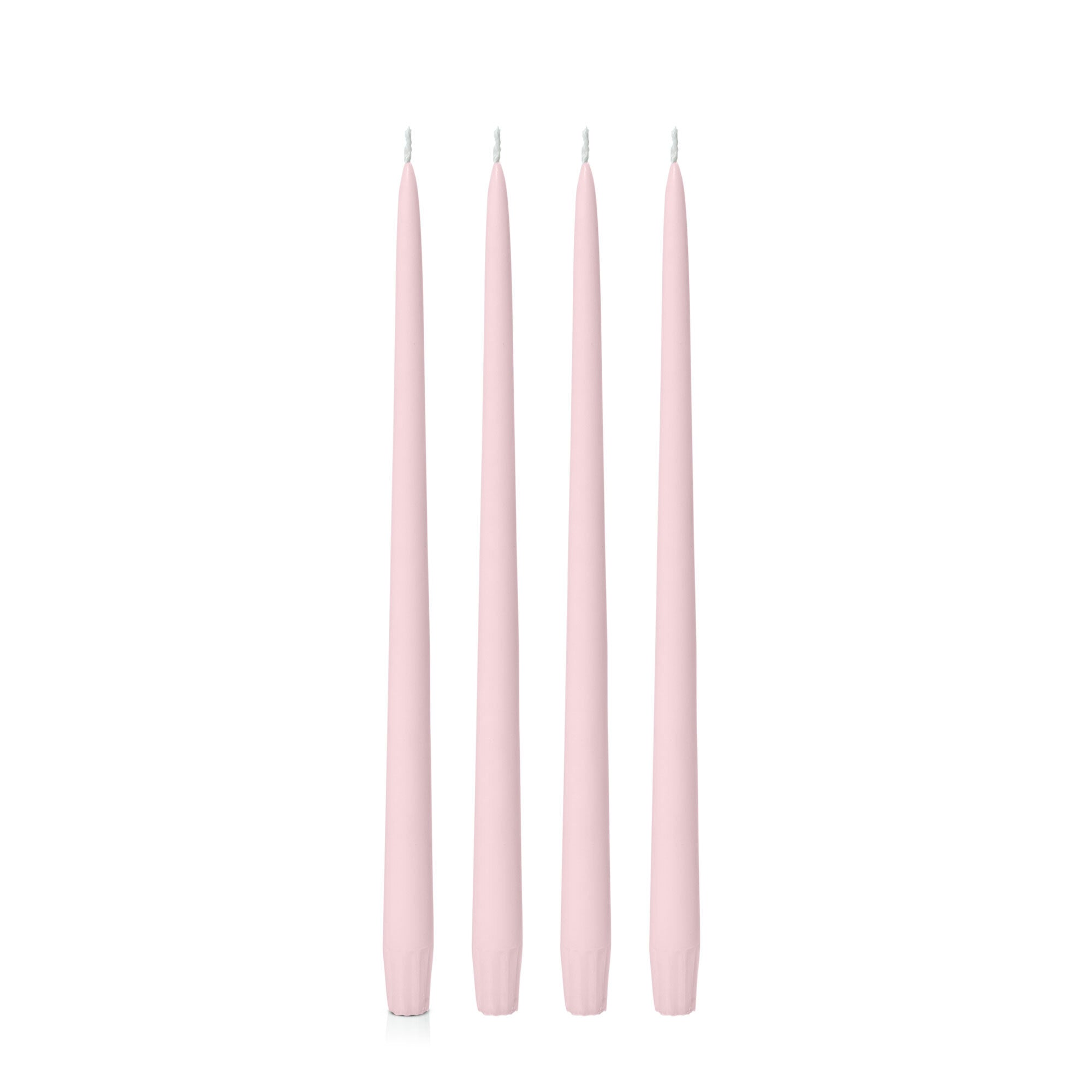 Blush Pink 35cm Taper Candles Pack of 4