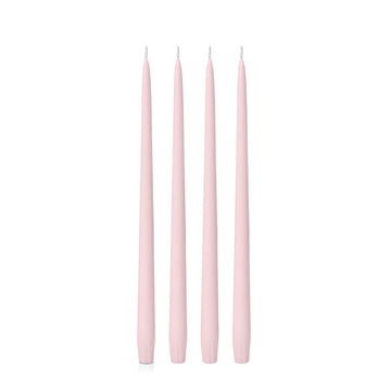 Blush Pink 35cm Taper Candles - Pack of 96
