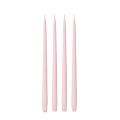 Blush Pink 35cm Taper Candles Pack of 4