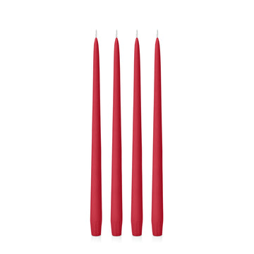 Chilli 35cm Taper Candles - Pack of 96