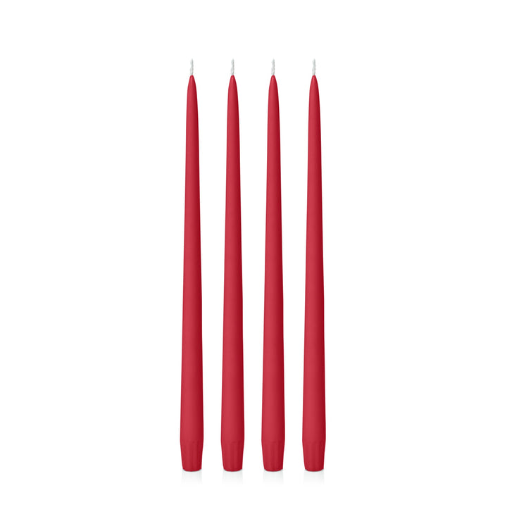 Chilli 35cm Taper Candles - Pack of 96