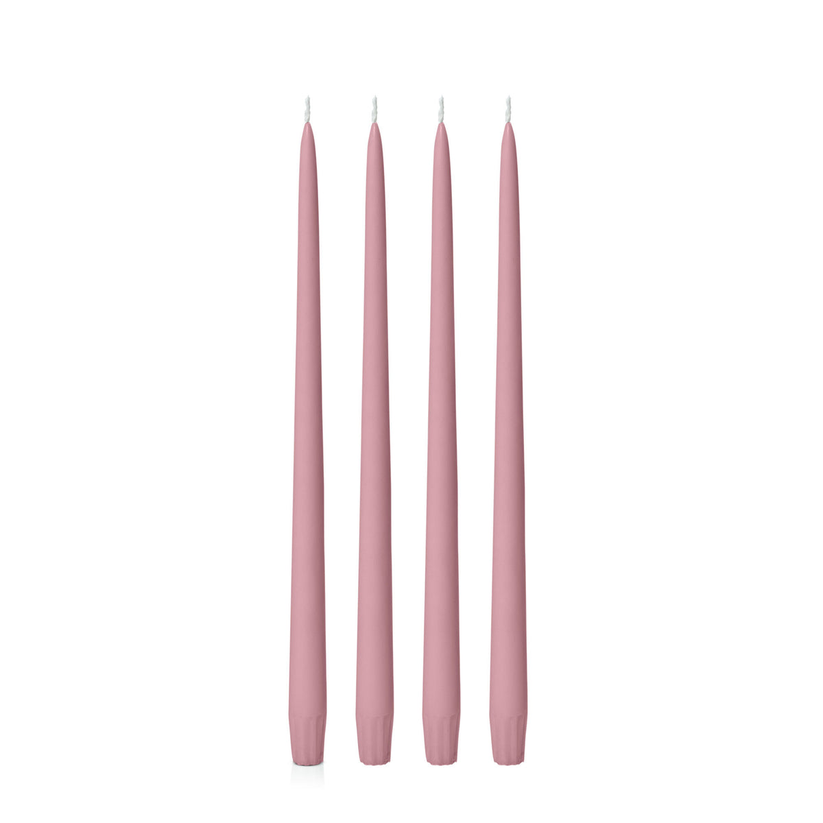 Dusty Pink 35cm Taper Candles Pack of 4