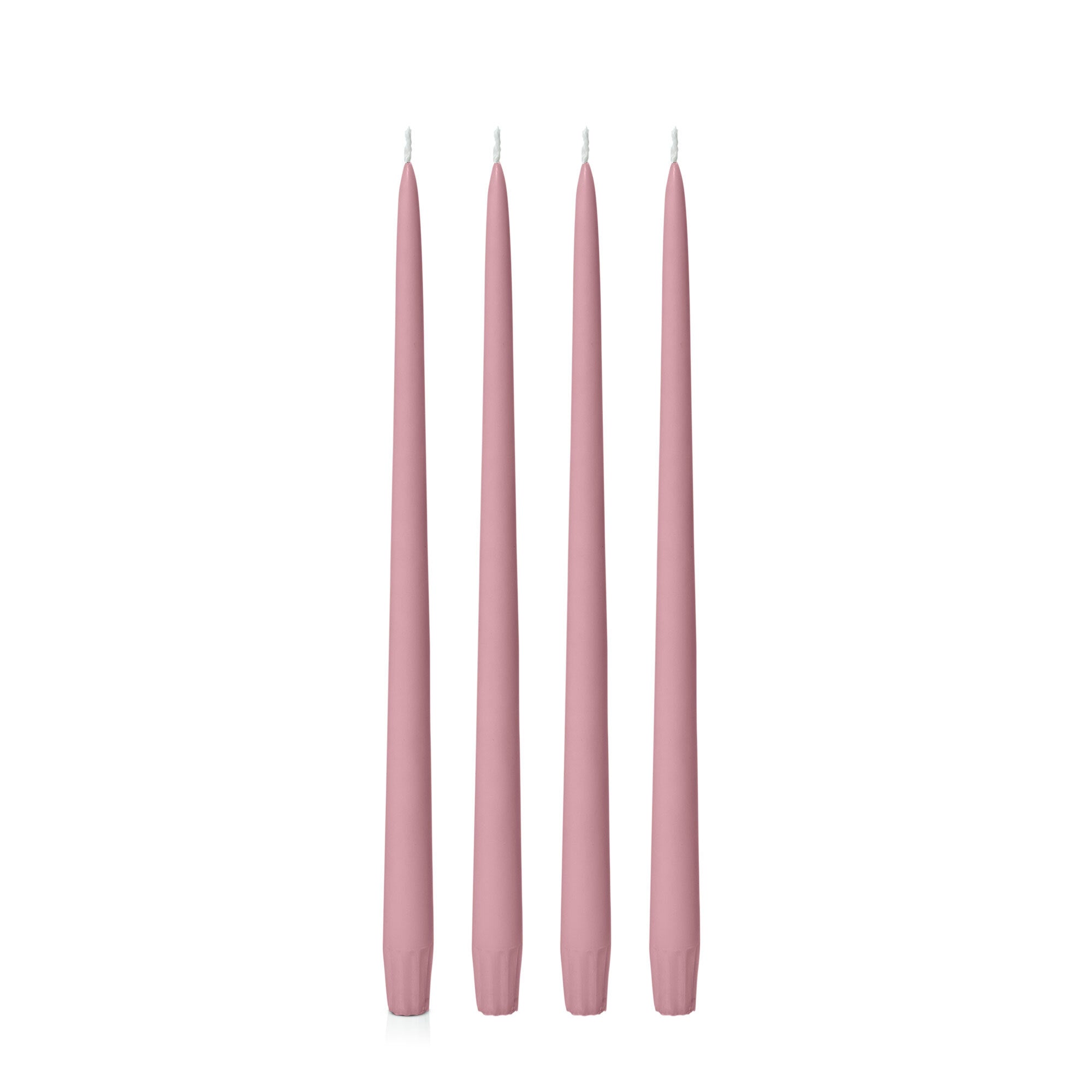 Dusty Pink 35cm Taper Candles Pack of 4