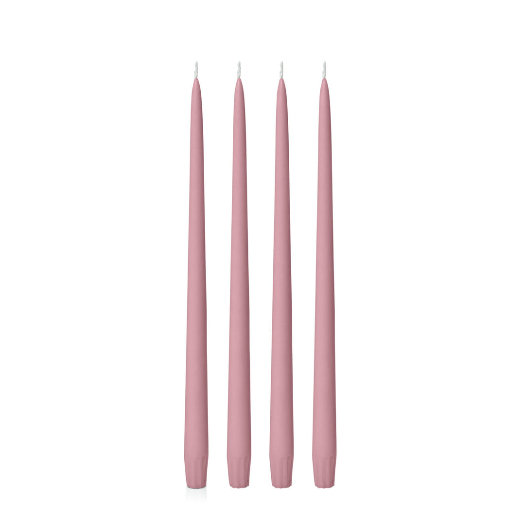 Dusty Pink 35cm Taper Candles - Pack of 96