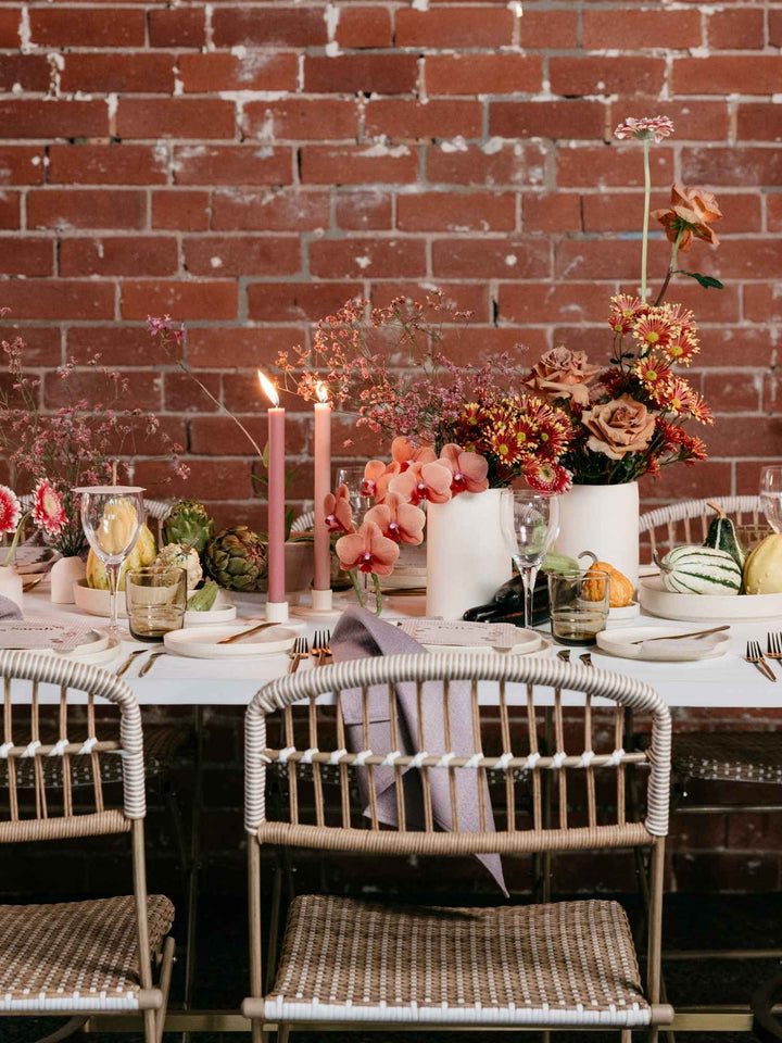 Dusty Pink 35cm Taper Candles - Pack of 96