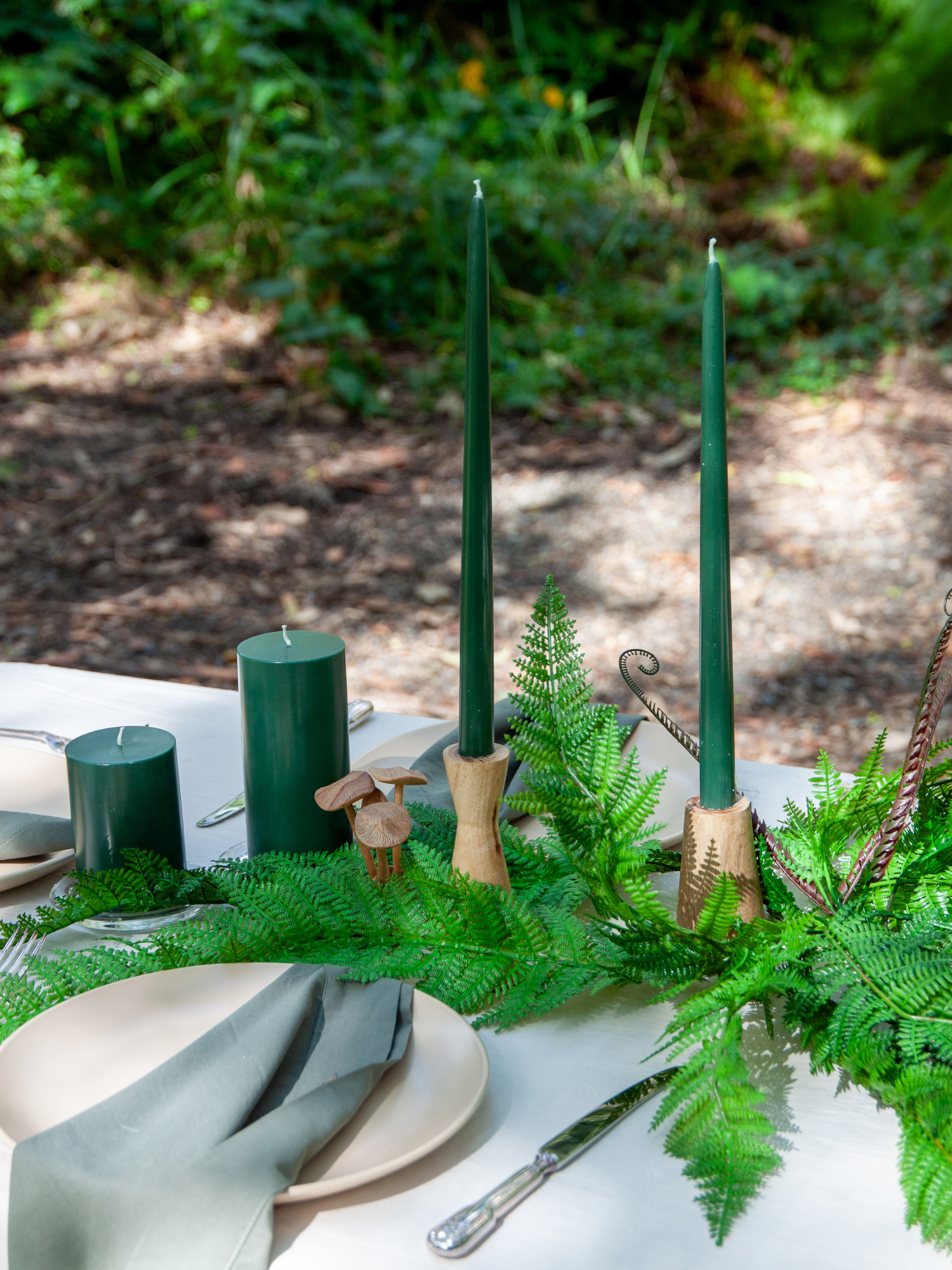 Forest 35cm Taper Candles