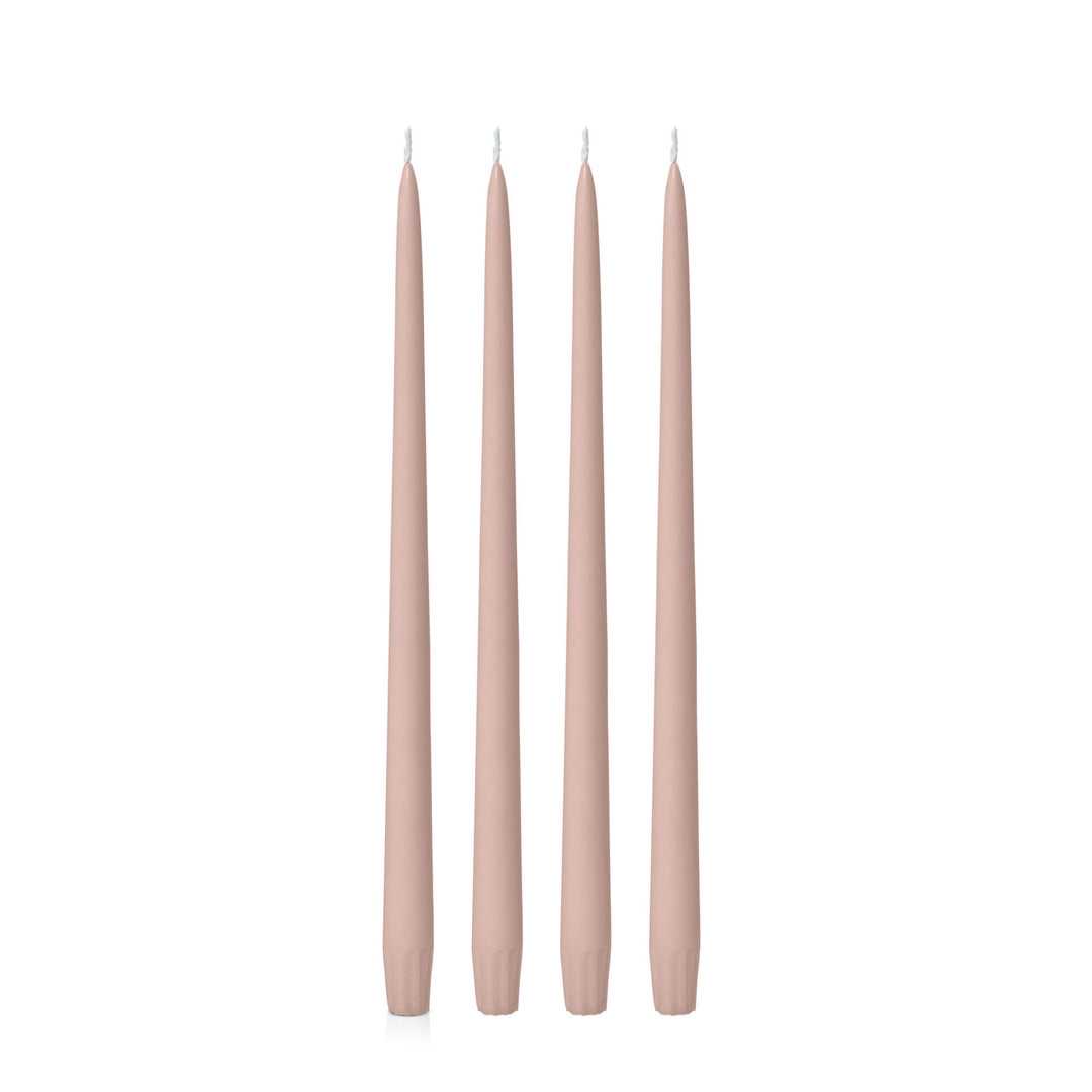 Heritage Rose 35cm Taper Candles - Pack of 96