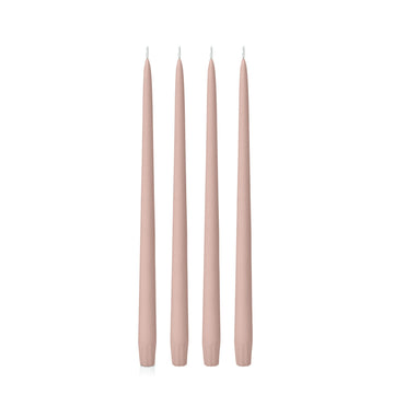 Heritage Rose 35cm Taper Candles - Pack of 96