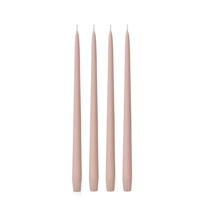 Heritage Rose 35cm Taper Candles - Pack of 96
