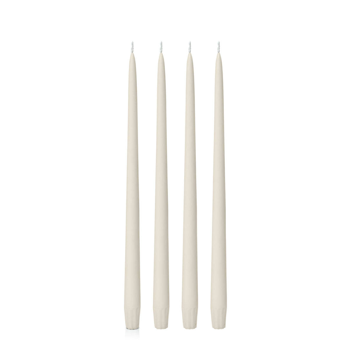 Ivory 35cm Taper Candles Pack of 4