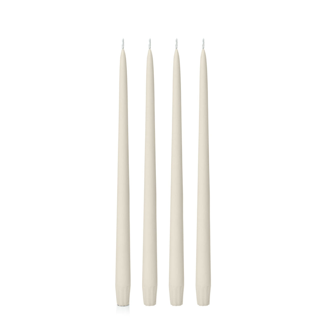 Ivory 35cm Taper Candles - Pack of 96