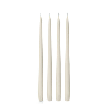 Ivory 35cm Taper Candles - Pack of 96