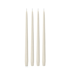 Ivory 35cm Taper Candles Pack of 4