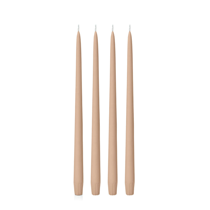 Latte 35cm Taper Candles - Pack of 96
