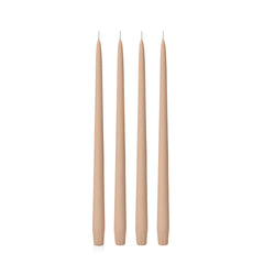 Latte 35cm Taper Candles Pack of 4