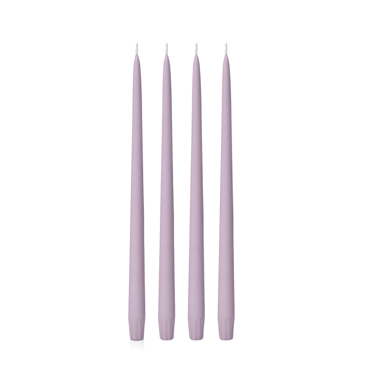 Lilac 35cm Taper Candles Pack of 4