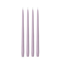Lilac 35cm Taper Candles
