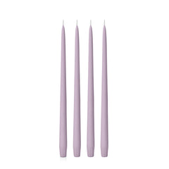 Lilac 35cm Taper Candles - Pack of 96