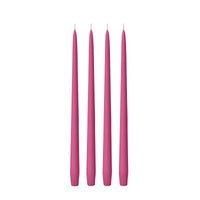 Magenta 35cm Taper Candles