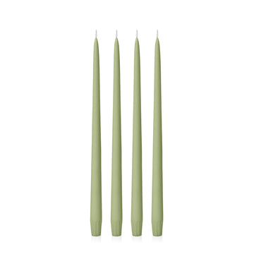 Matcha 35cm Taper Candles - Pack of 96