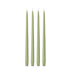 Matcha 35cm Taper Candles Pack of 4