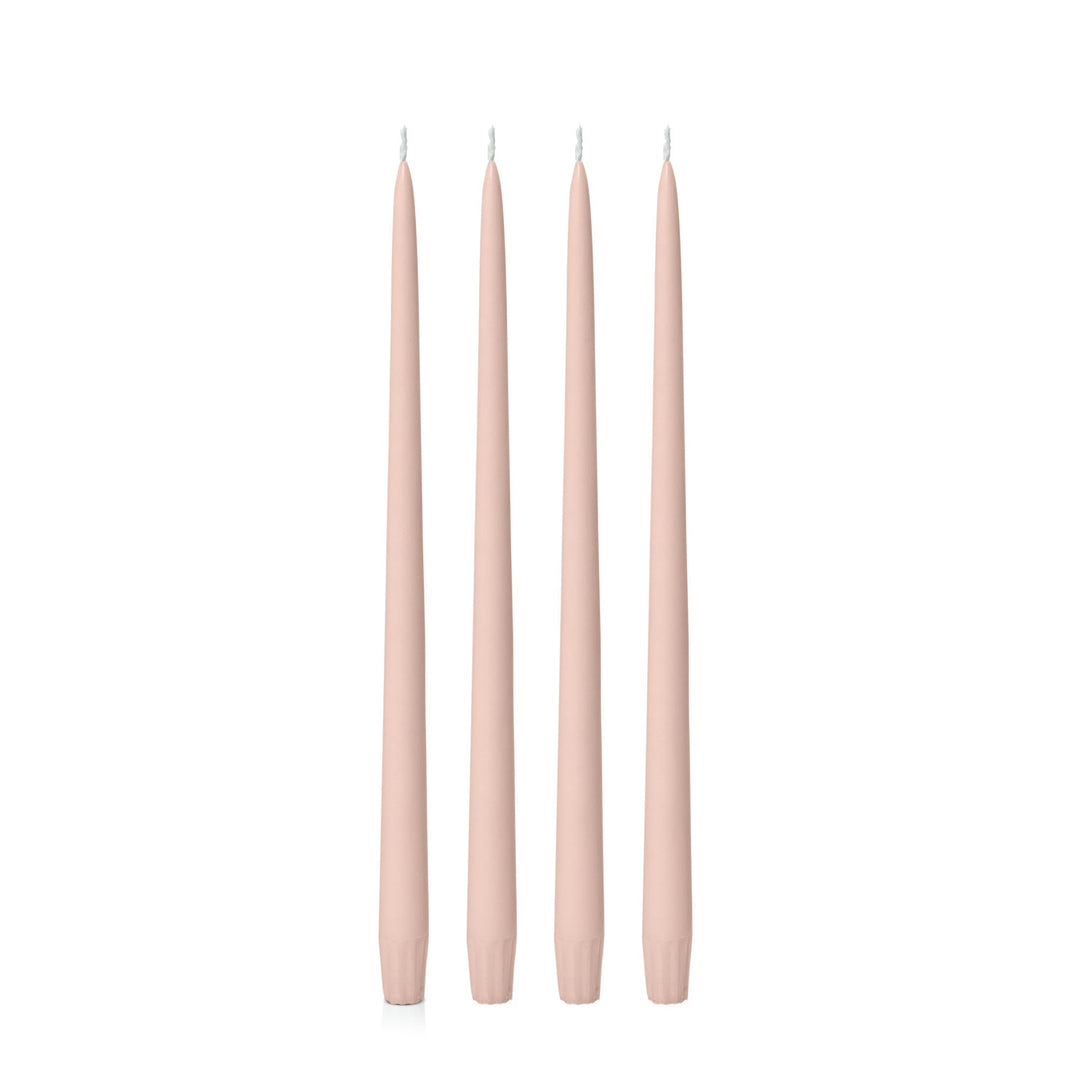 Nude 35cm Taper Candles - Pack of 96