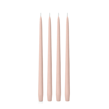 Nude 35cm Taper Candles - Pack of 96