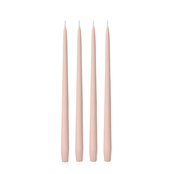 Nude 35cm Taper Candles - Pack of 96