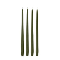 Olive 35cm Taper Candles