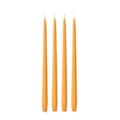Orange 35cm Taper Candles - Pack of 96