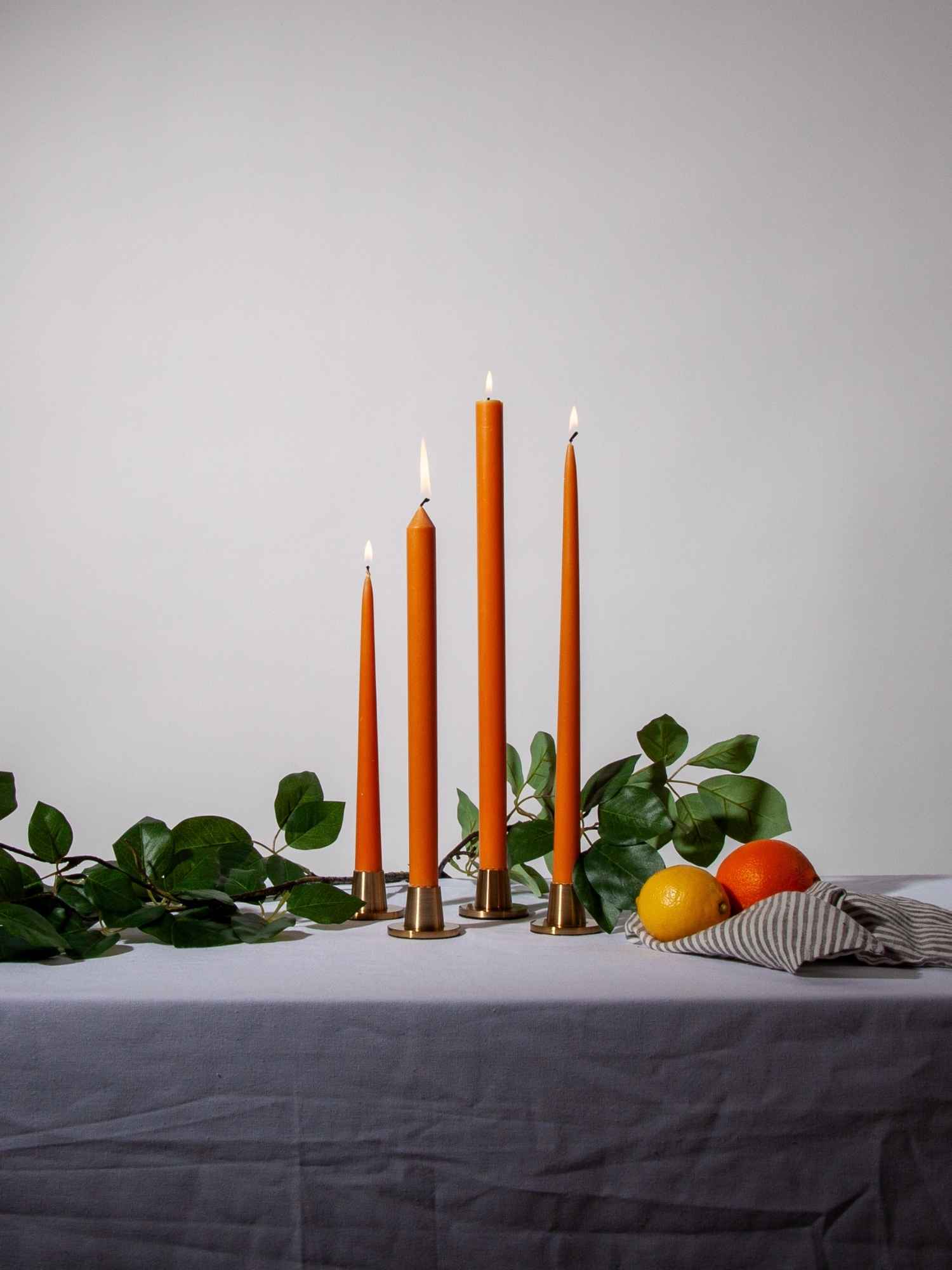 Orange 35cm Taper Candles - Pack of 96