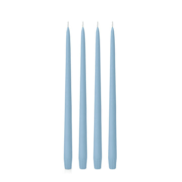 Pastel Blue 35cm Taper Candles - Pack of 96