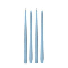 Pastel Blue 35cm Taper Candles Pack of 4