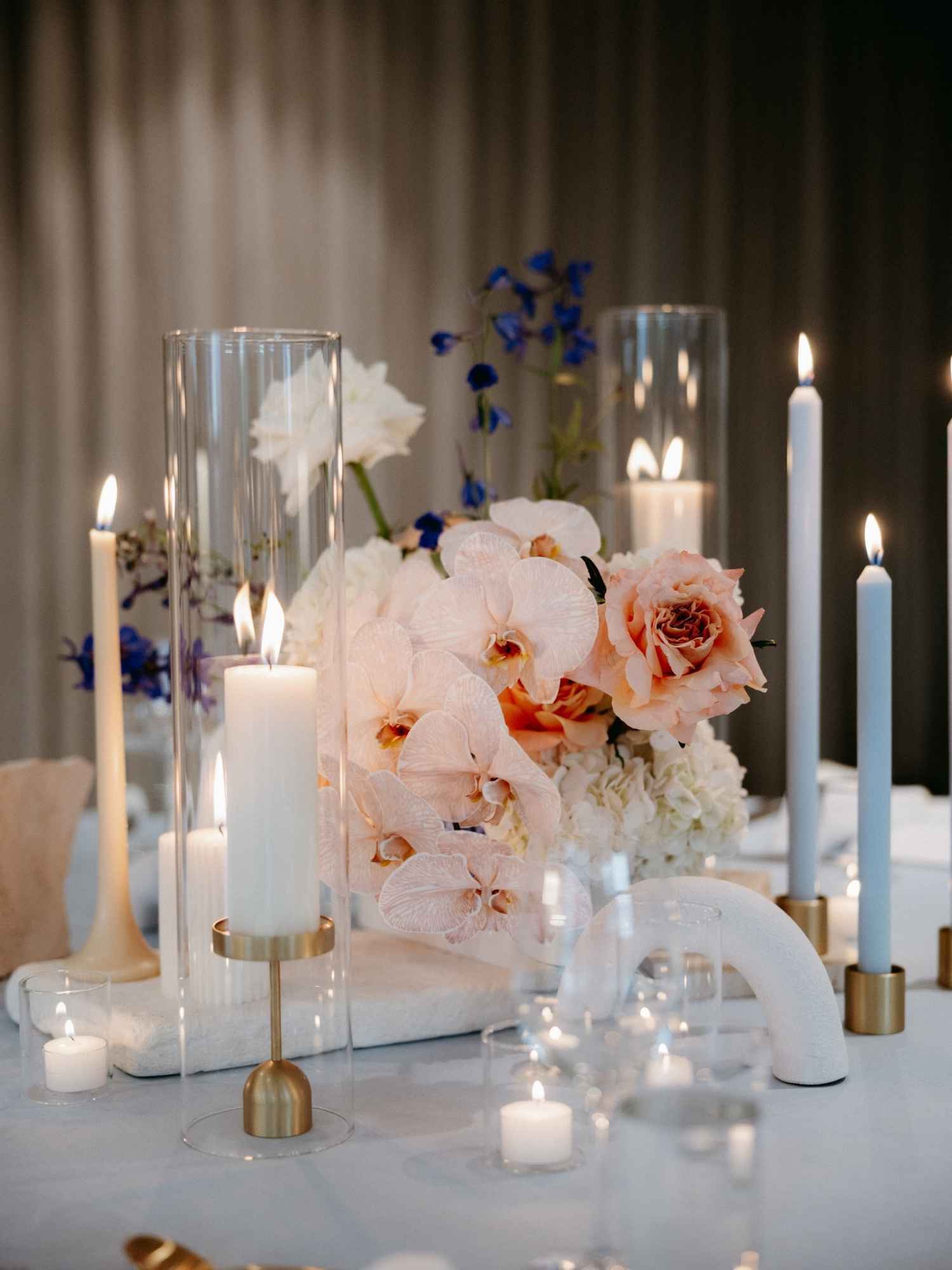 Pastel Blue 35cm Taper Candles Pack of 4