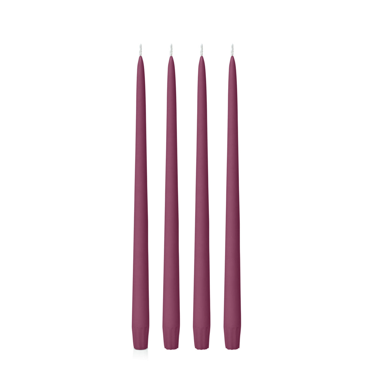 Plum 35cm Taper Candles - Pack of 96