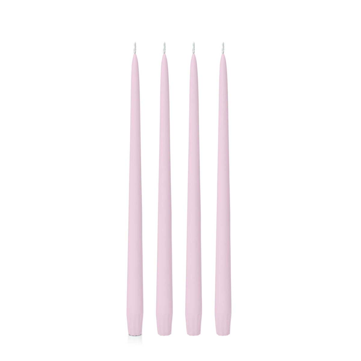 Pastel Pink 35cm Taper Candles Pack of 4