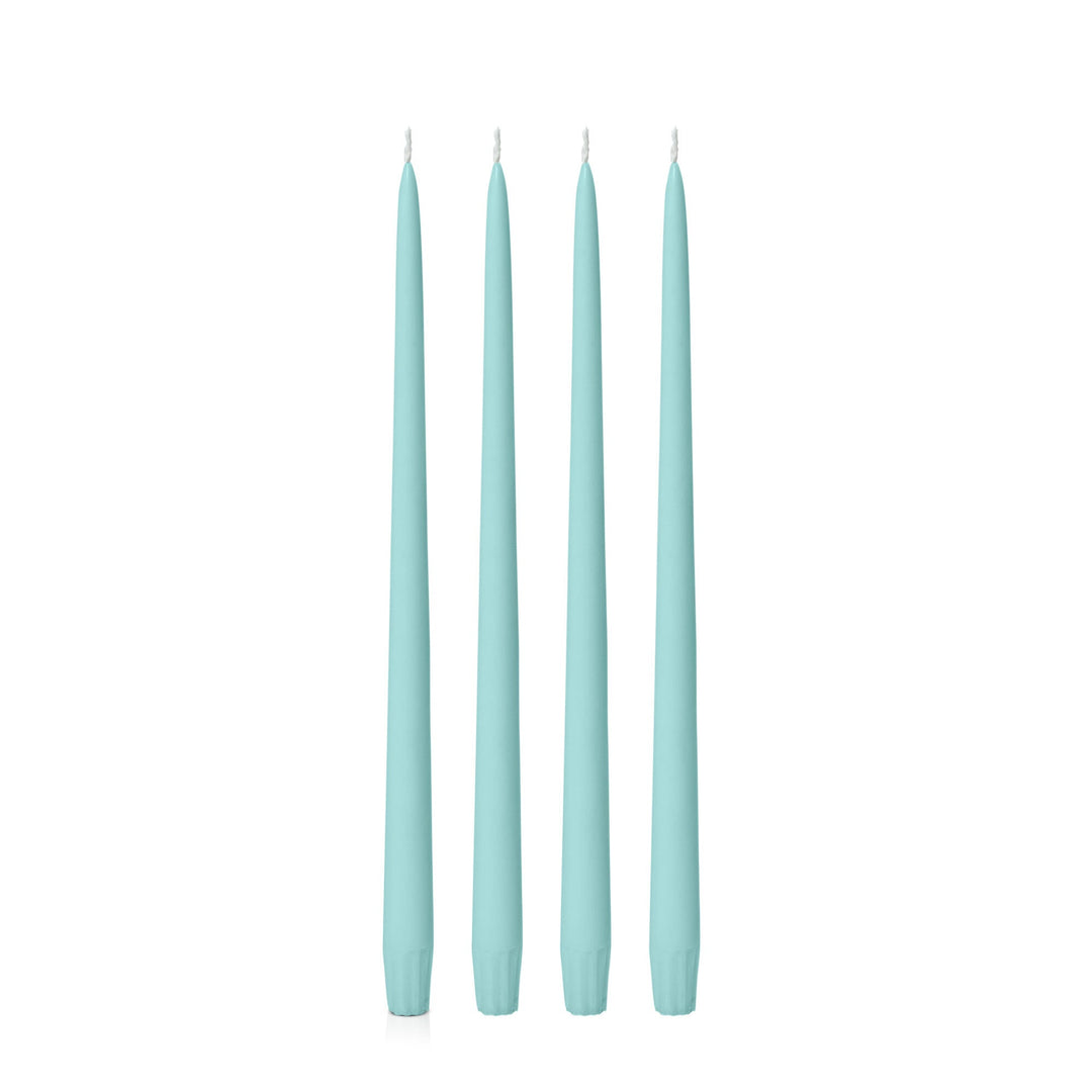 Pastel Teal 35cm Taper Candles - Pack of 96
