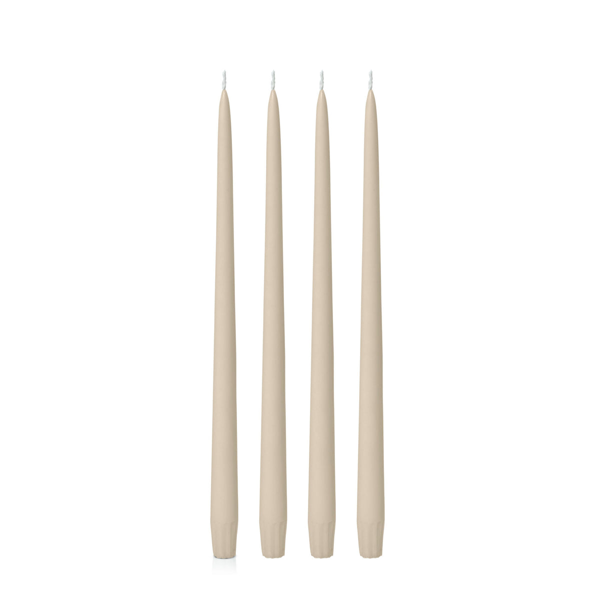 Sandstone 35cm Taper Candles Pack of 4