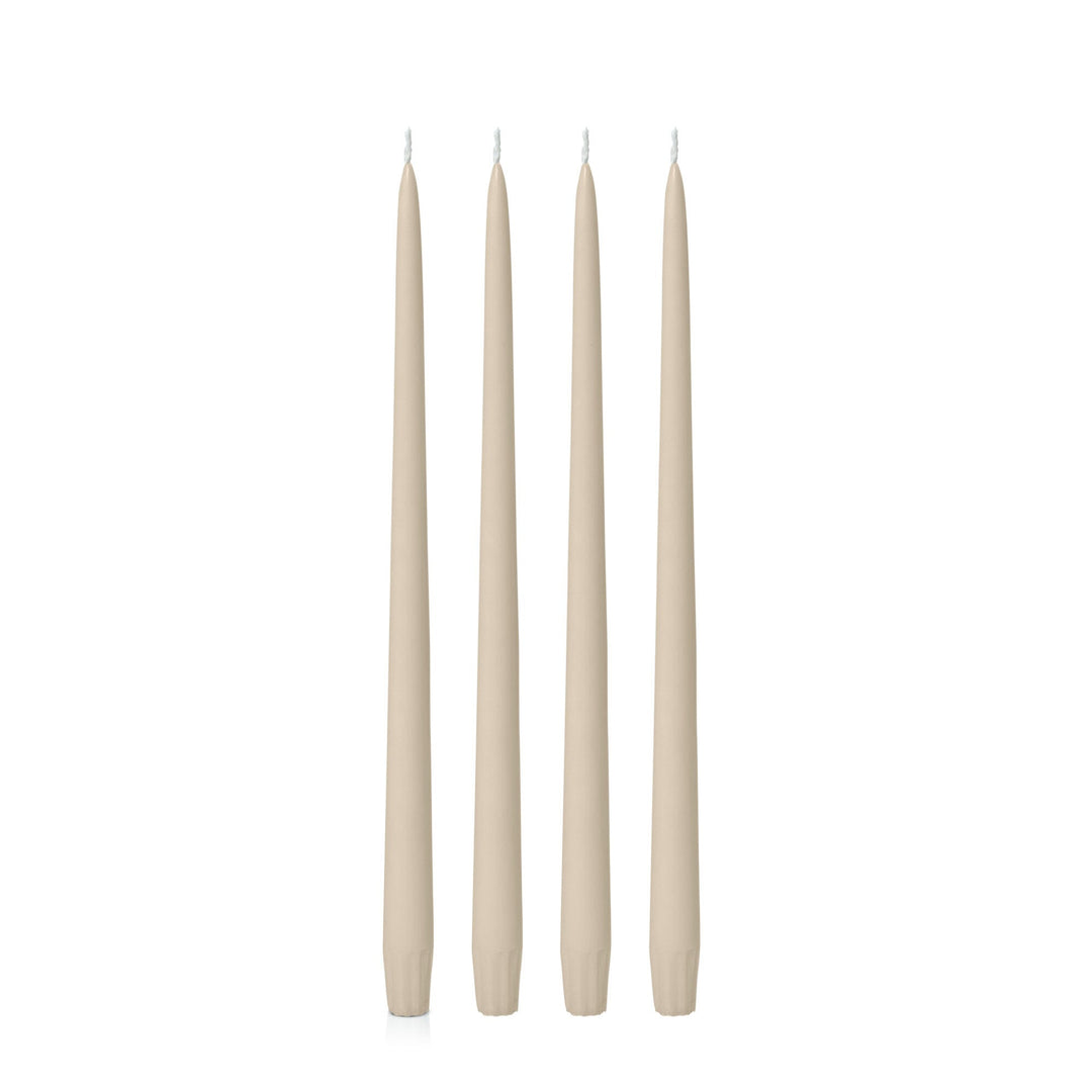 Sandstone 35cm Taper Candles - Pack of 96
