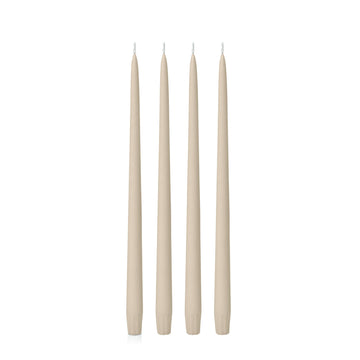 Sandstone 35cm Taper Candles - Pack of 96