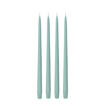 Sage Green 35cm Taper Candles - Pack of 96