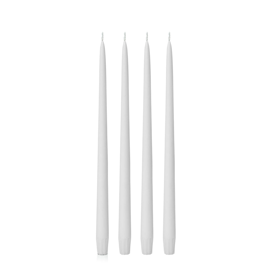 Stone 35cm Taper Candles - Pack of 96