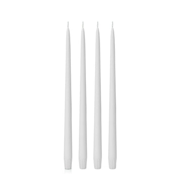 Stone 35cm Taper Candles - Pack of 96