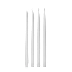 Stone 35cm Taper Candles Pack of 4