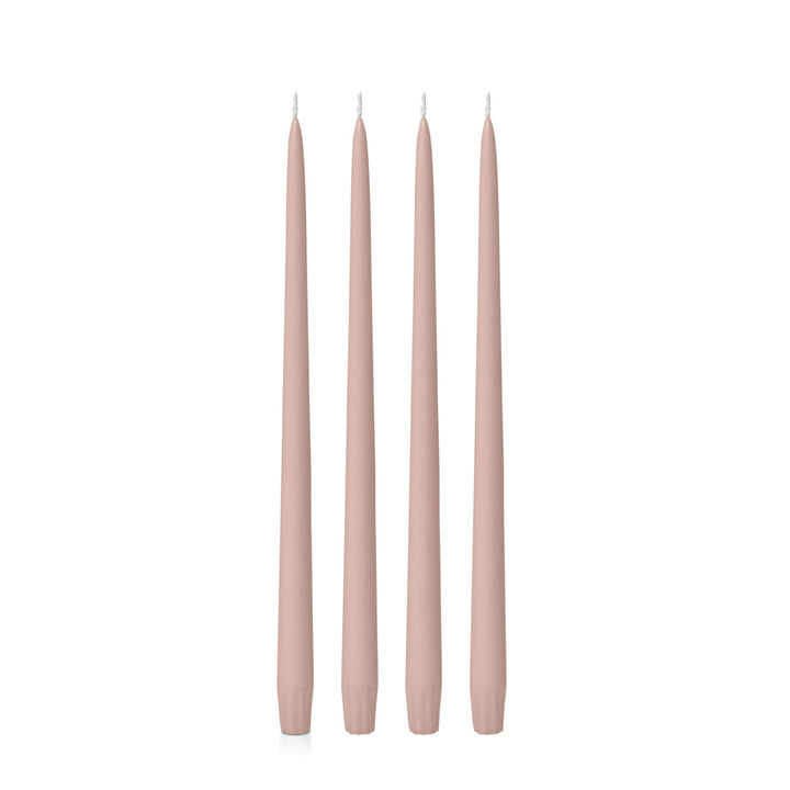 Vintage Blush 35cm Taper Candles - Pack of 96
