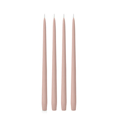 Vintage Blush 35cm Taper Candles Pack of 4