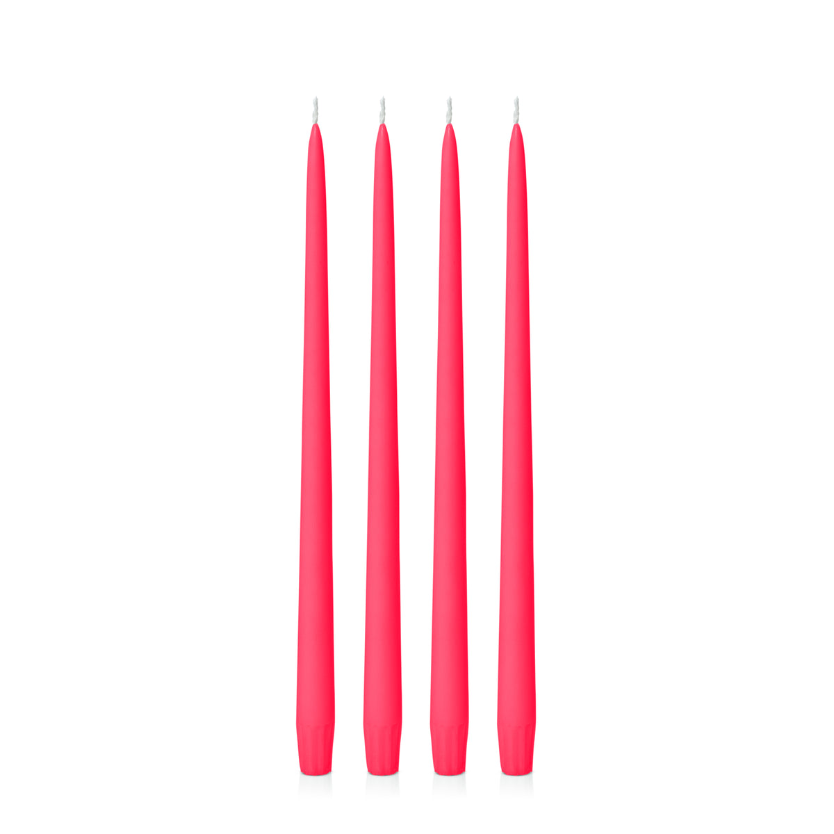 Watermelon 35cm Taper Candles Pack of 4