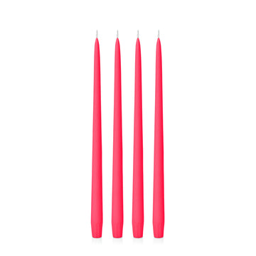 Watermelon 35cm Taper Candles - Pack of 96