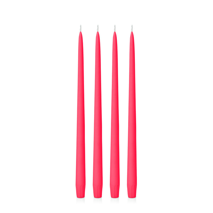 Watermelon 35cm Taper Candles - Pack of 96