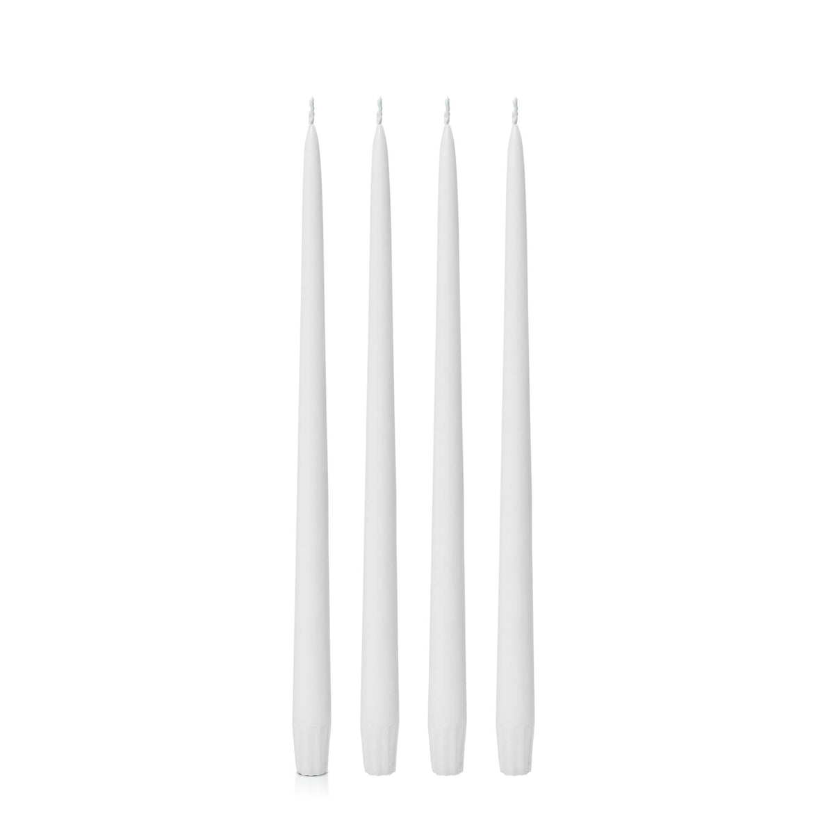 White 35cm Taper Candles - Pack of 96